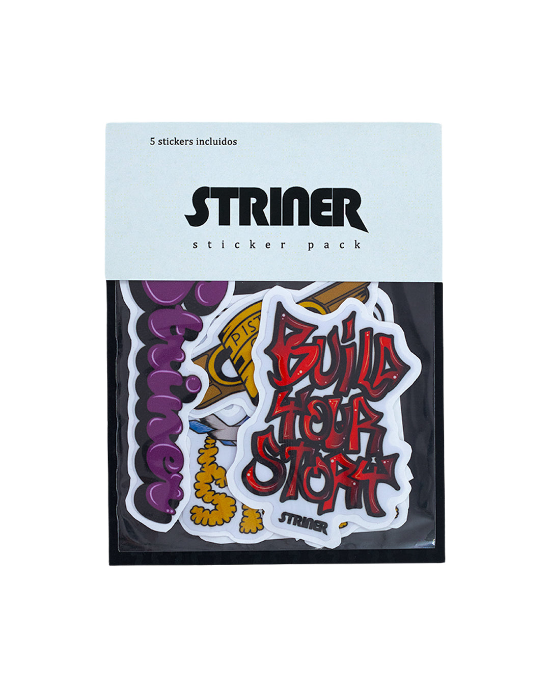 White sticker pack