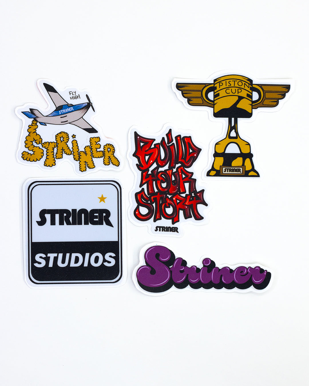 White sticker pack